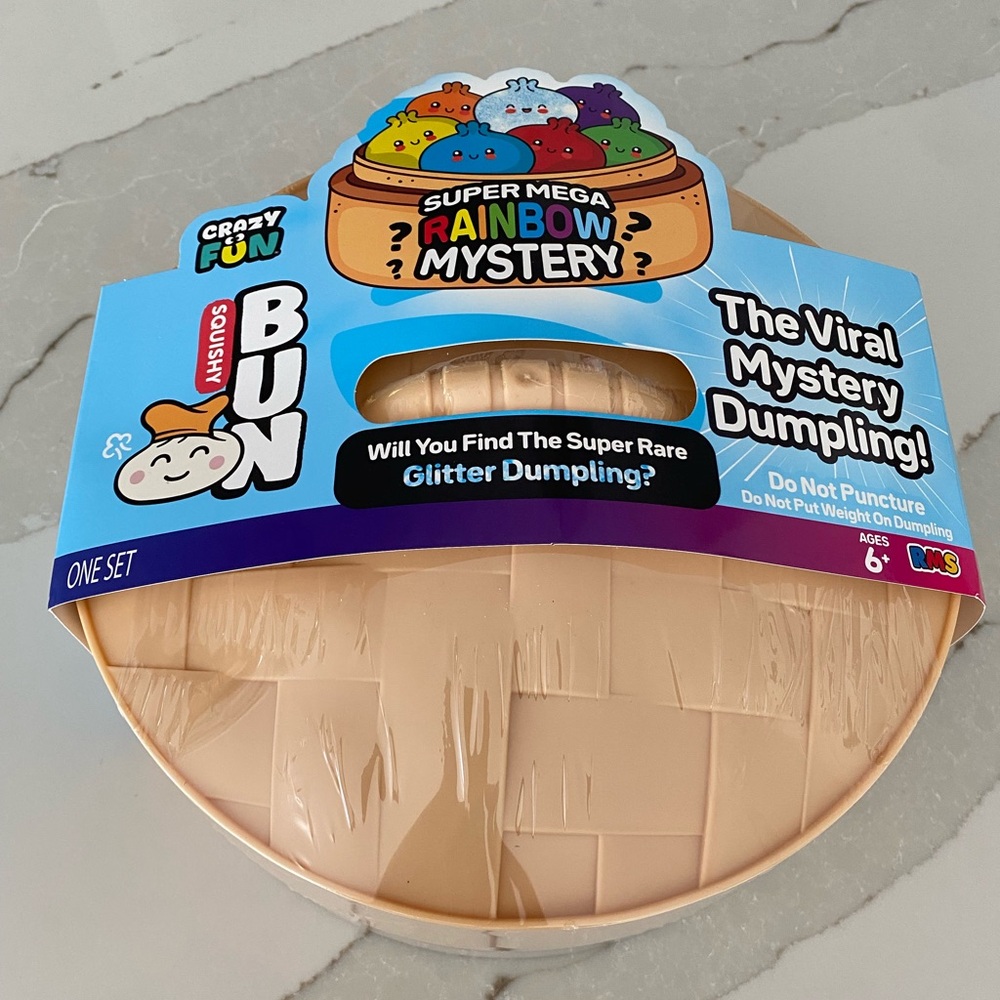 Viral Jumbo Rainbow Glitter Mystery Dumpling